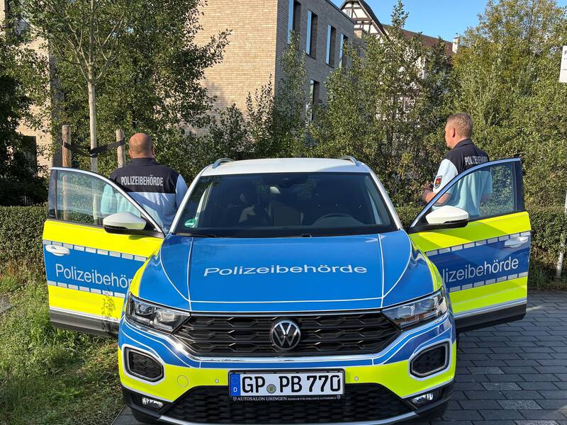 Fahrzeug der Ortspolizeibehörde Ebersbach an der Fils