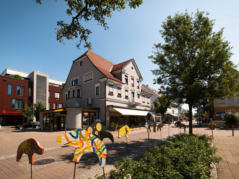 Kreuzung Hauptstraße und Kirchheimer Straße