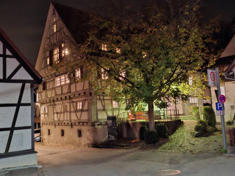 Stadtmuseum bei Nacht